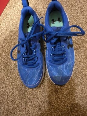 Under Armour Kids' Blue Athletic Sneakers